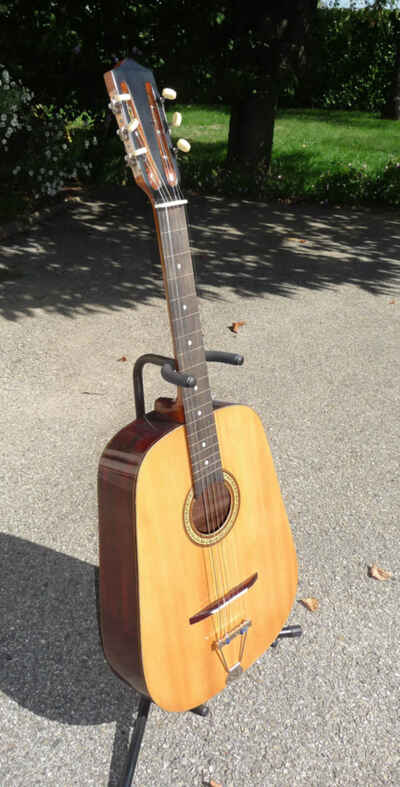 Rare guitare hawaïenne Jacques CASTELLUCCIA  manouche jazz vintage 50