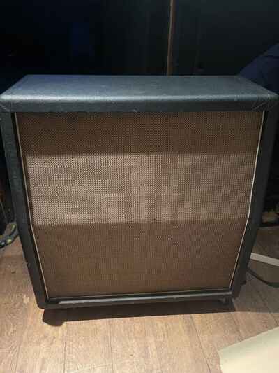 Vintage Marshall Cabinet Approx 1971 With Original Green Back