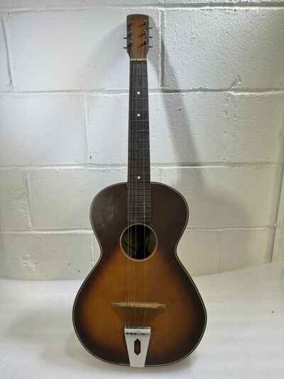 Egmond  Parlor Acoustic Guitar Egmond Freres Rare Vintage