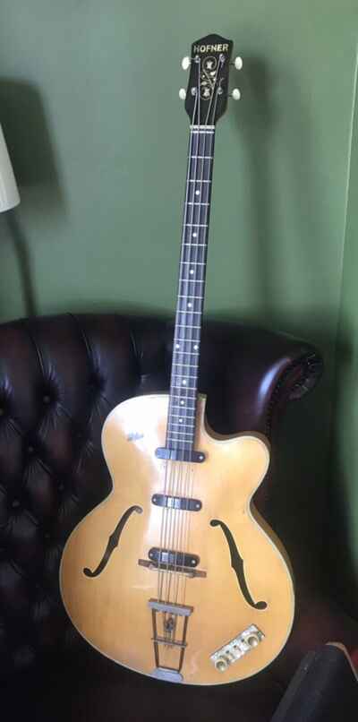 HOFNER 500 / 5 Semi Acoustic Bass Guitar,  Vintage @1950