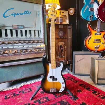 1983 Squier JV Precision Bass MIJ Two Tone Sunburst