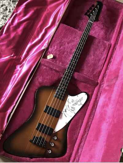 Gibson Thunderbird Bass RARE Only 10 Of These Bass Signed By Nikki SiXX