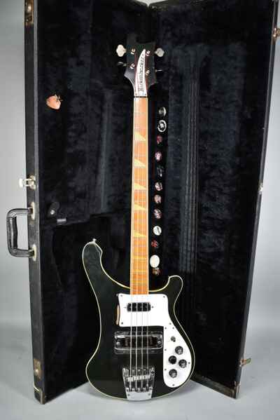 1982 Rickenbacker 4003 Jetglo Finish Electric Bass Guitar w / OHSC