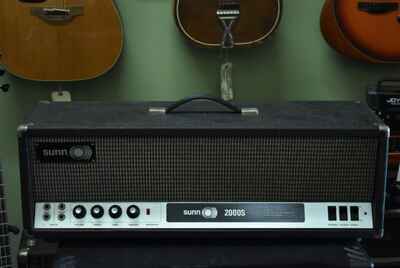 1970s Sunn 2000s 120w Tube Bass Guitar Amplifier Head
