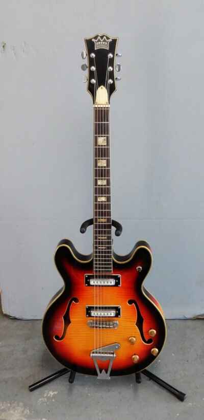 1970??s Crown Matsumoku Japan ES-335 Style Electric Guitar