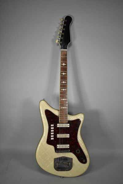 1960s Eko Model 500 / 3 Pearl Finish Electric Guitar