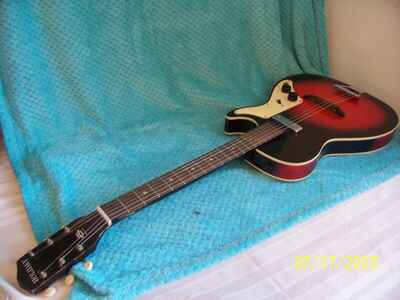1965 Holiday Harmony Stratotone  Sunburst  Electric guitar 1 PU Good Condition
