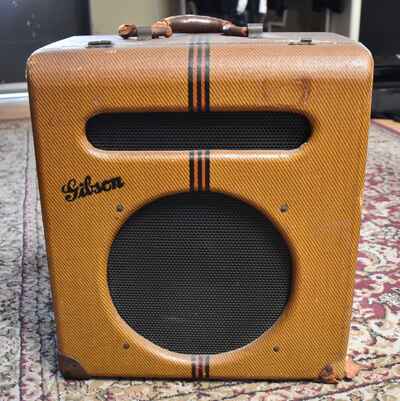 c. 1940 Gibson EH-185 Combo Amplifier Tweed