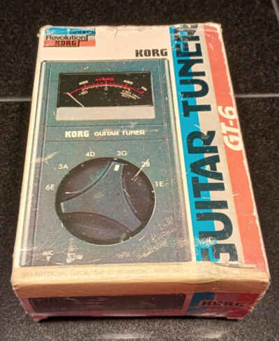 Korg GT-6 Guitar Tuner  /  Original Packaging With Instruction Manual  /  Vintage