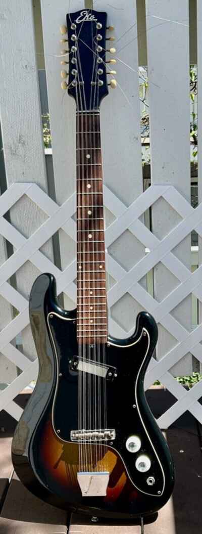 Classic Eko 12-String Electric Guitar, vintage 1960s, (Cobra; see description)