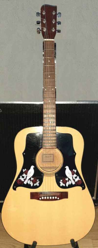 Vintage KAY 550 "Dove" Acoustic Guitar & Hiscox Hard Case