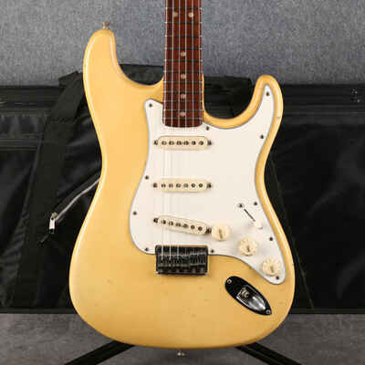Fender 1974 Stratocaster Hardtail - Olympic White - Case - 2nd Hand