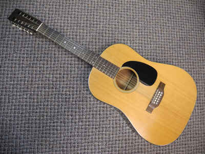 Martin D12-20 12 String Acoustic Guitar Natural Vintage 1969