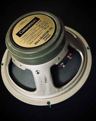 1971 CELESTION G12 M GREEN BACK 12 " VINTAGE SPEAKER - made in ENGLAND