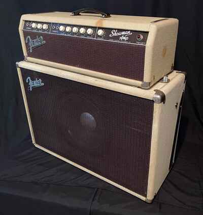 1961 Fender Showman Guitar amp 6G14 A