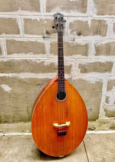 Vintage 1913 Gibson Mando Bass Style J -Natural- For Repair & Restoration 1920s