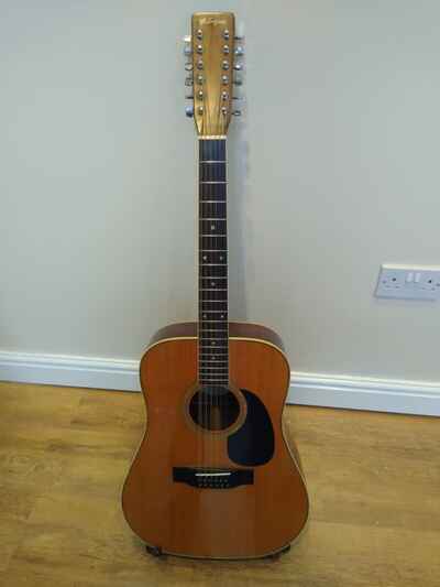 Suzuki 12 String acoustic guitar made in Japan 1970s