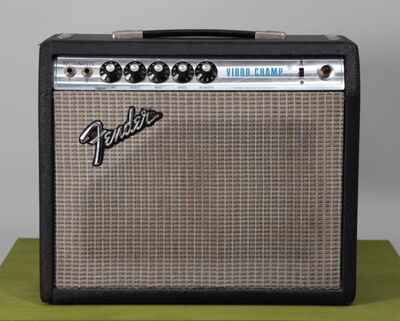 1975 Fender Vibro Champ Silverface Vintage Combo Amp