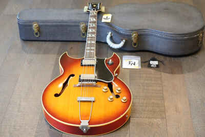 Vintage! 1962 Gibson Barney Kessel Custom Archtop Guitar Cherry Sunburst + OHSC