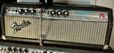 Fender Bassman 50 Silverface 1972 / 73 50-watt Amp Head