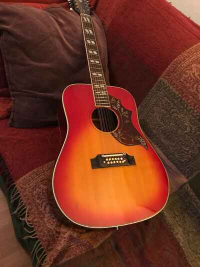 1975 Ibanez Concord 12-string Model 684 12 vintage hummingbird acoustic guitar