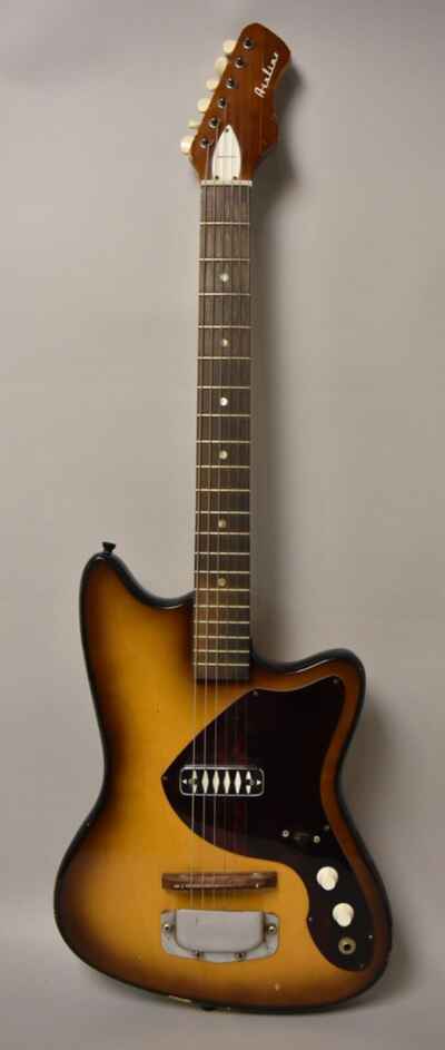 1965 Airline (Harmony) Bobkat Electric Guitar Sunburst Finish