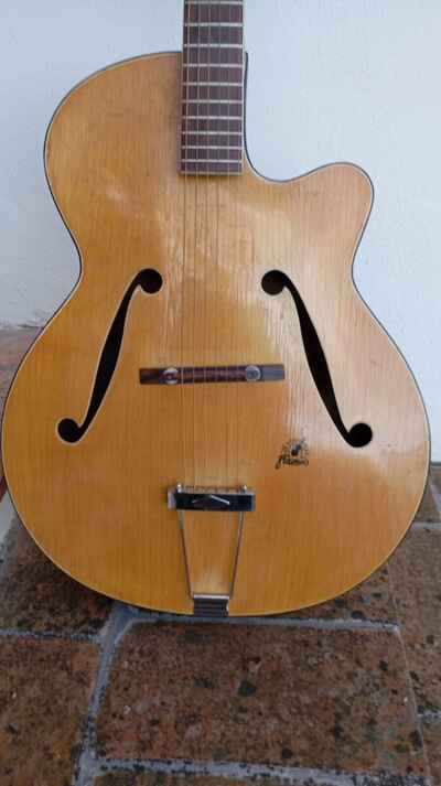 Vintage jazz guitar Framus sorella perfect neck