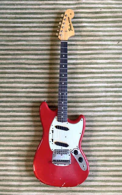 Original Vintage Guitar 1964 Fender Mustang Dakota Red Pre-CBS! L Plate w / Case!!