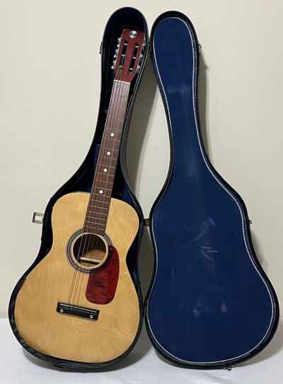 Vintage 1970s Sears & Roebuck Acoustic Guitar Model 319 Original Case USA