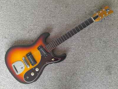 Guyatone LG-127T Offset 1968-70 Sunburst Vintage Made in Japan