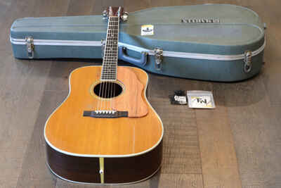 Vintage! 1973 Martin D-35 Natural Acoustic Dreadnaught Guitar + OHSC