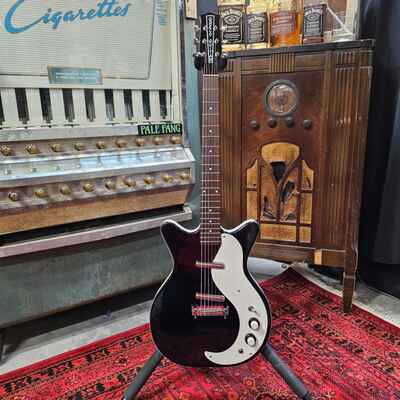 1988 Greco DE-70 Black Danelectro copy Made in Japan