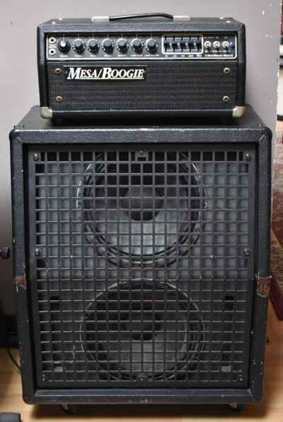 1988 Mesa Boogie Mark III Amplifier Head Blue Stripe + Matching 2x12" Cabinet