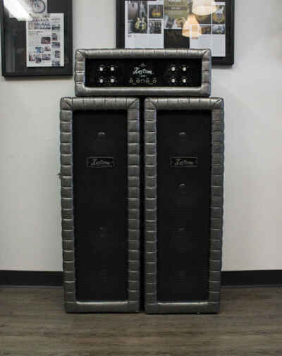 1971 Kustom K200 B1 Silver Sparkle Stack