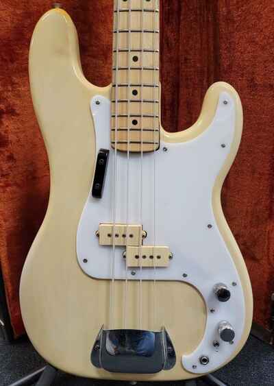 1975 Fender Precision Bass Blonde W / OHSC!