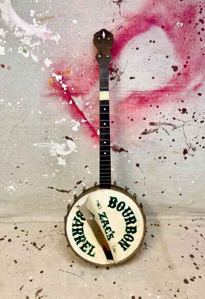 Vintage Tenor Banjo Project-Wall Hanger-Damaged "Zac