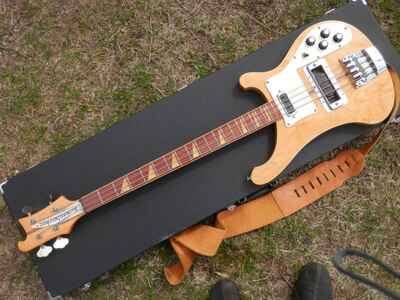 Rickenbacker 4001 Bass Guitar Stereo 1973 Maple Glo