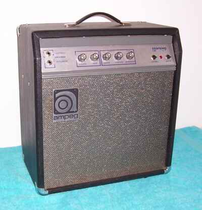 Vintage 1970 Ampeg AC-12 tube amp combo good cond Jensen concert speaker W / cover