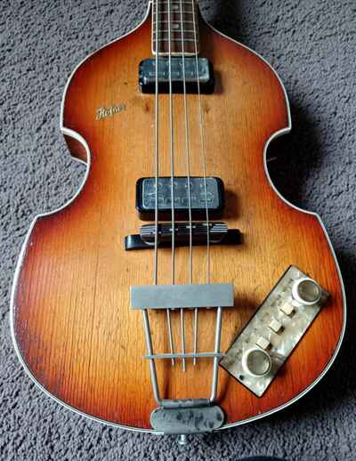 Original Vintage Hofner / Höfner 500 / 1 Violin-Bass Guitar Baujahr 1963