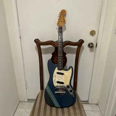 Fender Mustang Competition Blue 1972 Electric Guitar Kurt Cobain Original NICE !