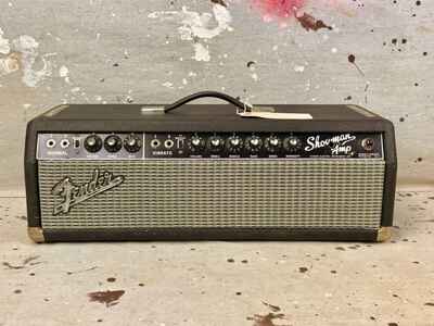 1964 Fender Showman Amplifier Head Black Panel AB-763 Vintage 1960s