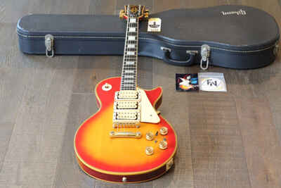 Ace Frehley Vibes! 1977 Gibson Les Paul Custom Cherry Sunburst + OHSC