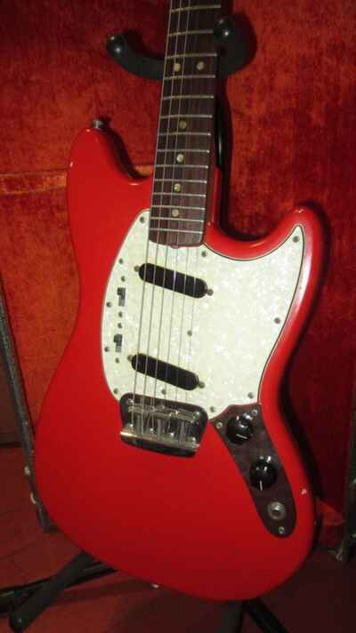 Vintage 1966 Fender Duo Sonic Red