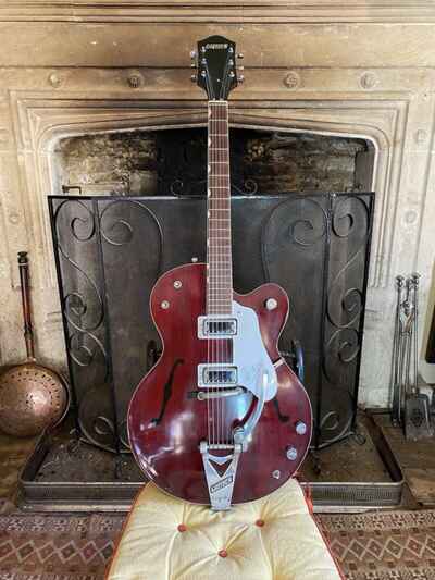 Incredible Original 1963 Gretsch Tennessean Guitar in Red w Original Price Tag