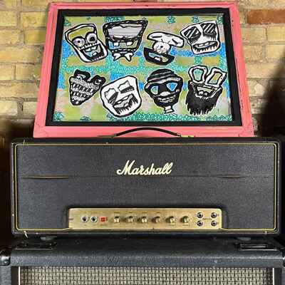 1975 Marshall 1959 Super Lead Vintage 100w Head W / Effects Loop Master Volume!