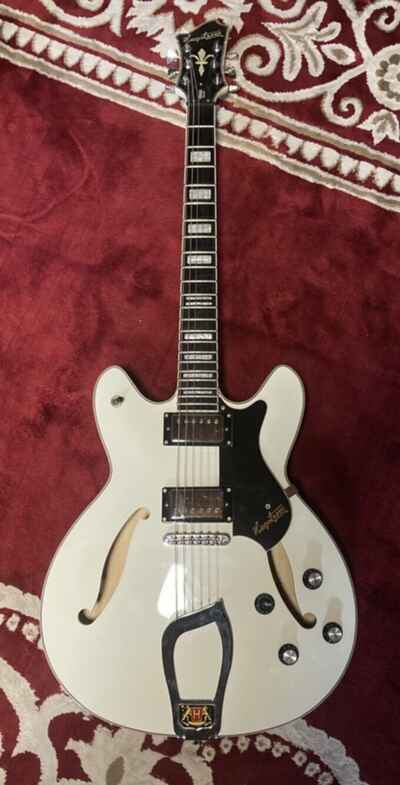 Hagstrom Viking Deluxe weiß Gitarre