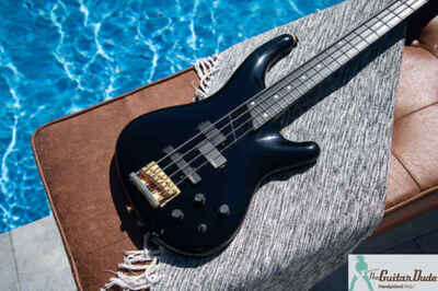 1989 Greco PXB-80 Phoenix Electric PJ Bass - Black - Made In Japan - Pro Set Up!