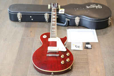 Owned & Signed by Mike Ness! 1976 Gibson Les Paul Deluxe Burgundy + COA Case