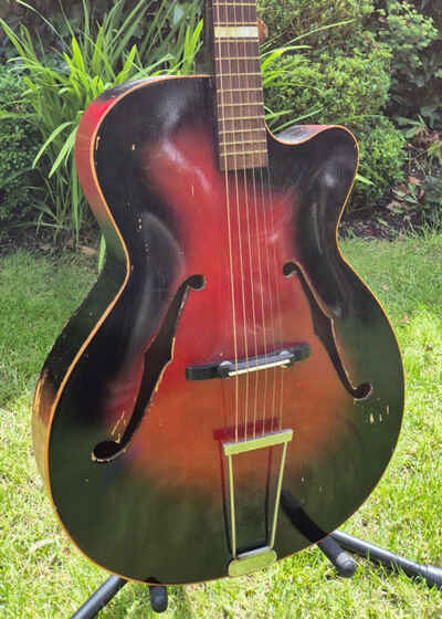 Hopf Guitar Archtop Acoustic Vintage Guitar German 1950s