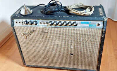 Vintage Fender Vibrolux Reverb Silverface 1973